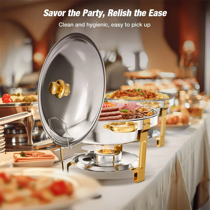 Stainless Steel Chafing Dish - 2/4 Pack