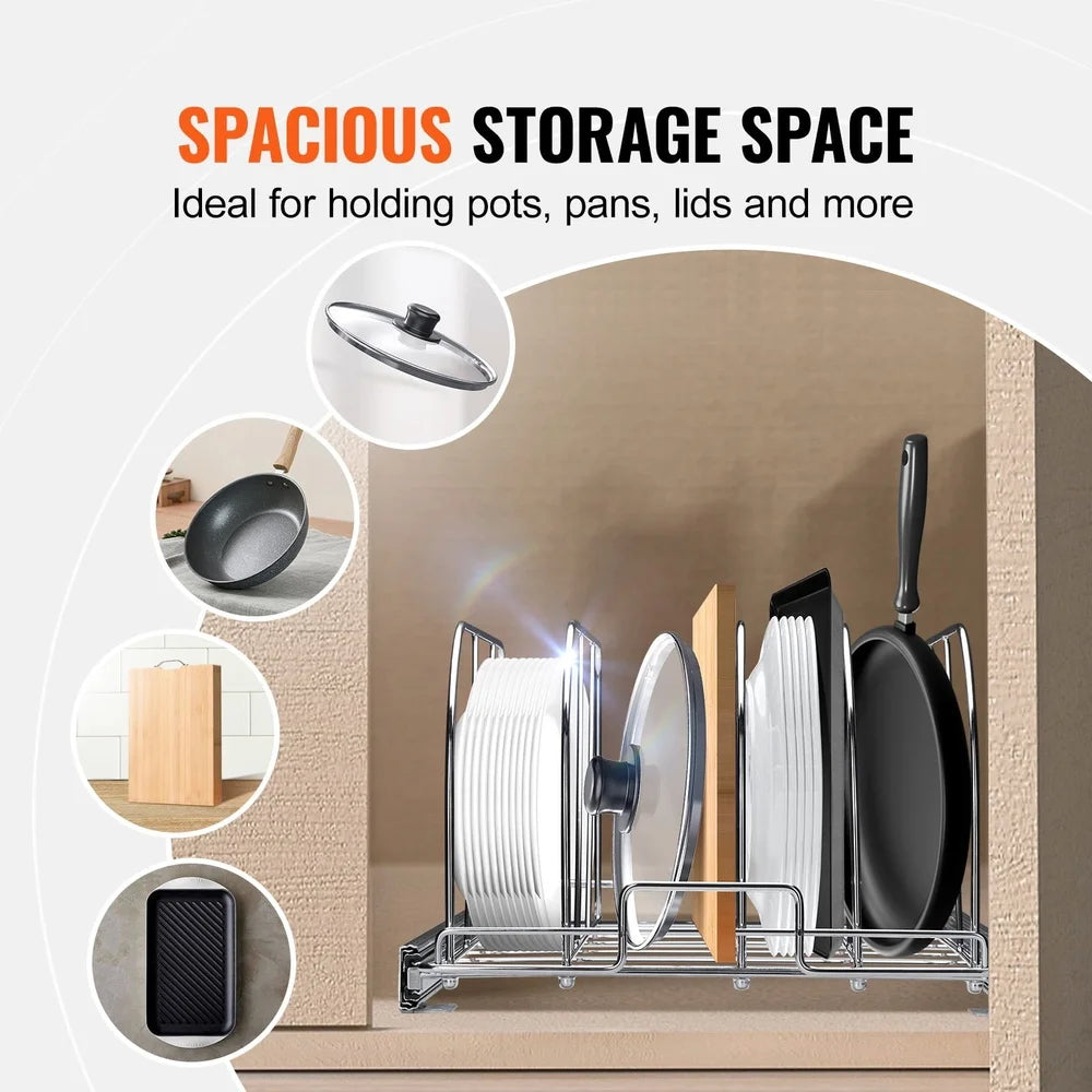Expandable Pot Lid Organizer