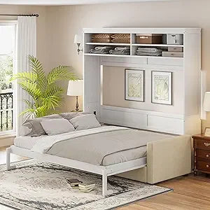 Queen Size Murphy Bed Cabinet
