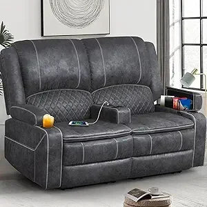 Modern Loveseat Recliner Sofa for Living Rooms & Lounging