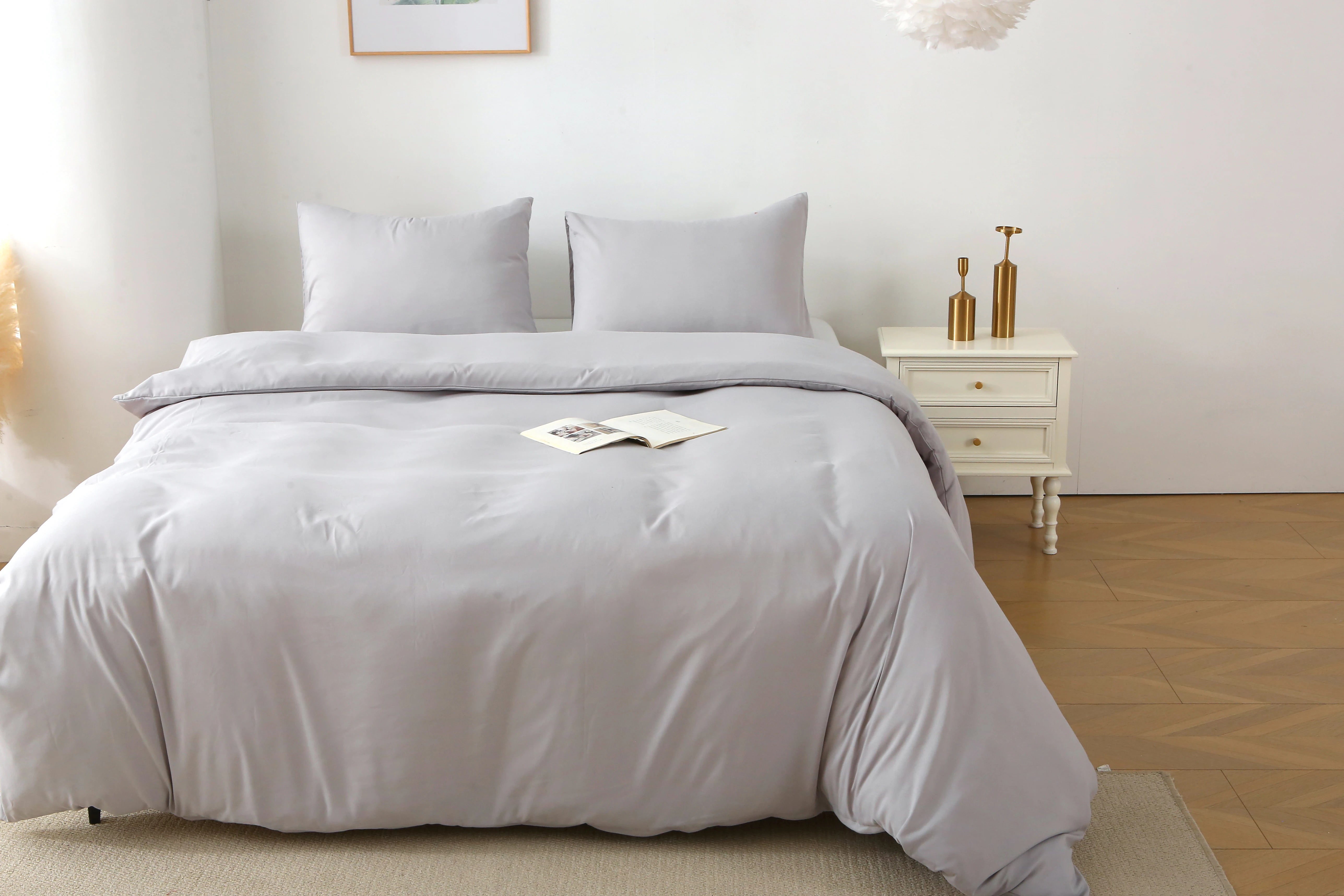 Luxury Solid Color Bedding Set for Bedrooms