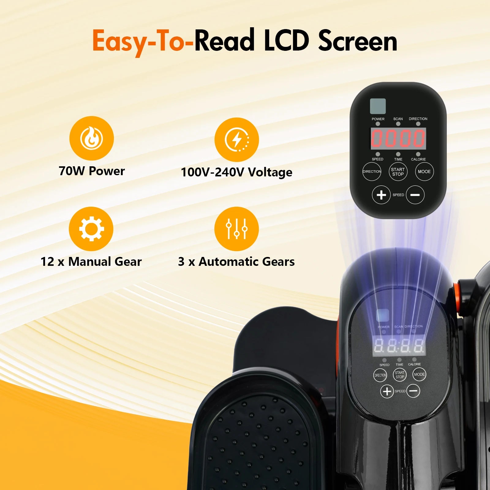 Elliptical Leg Exerciser