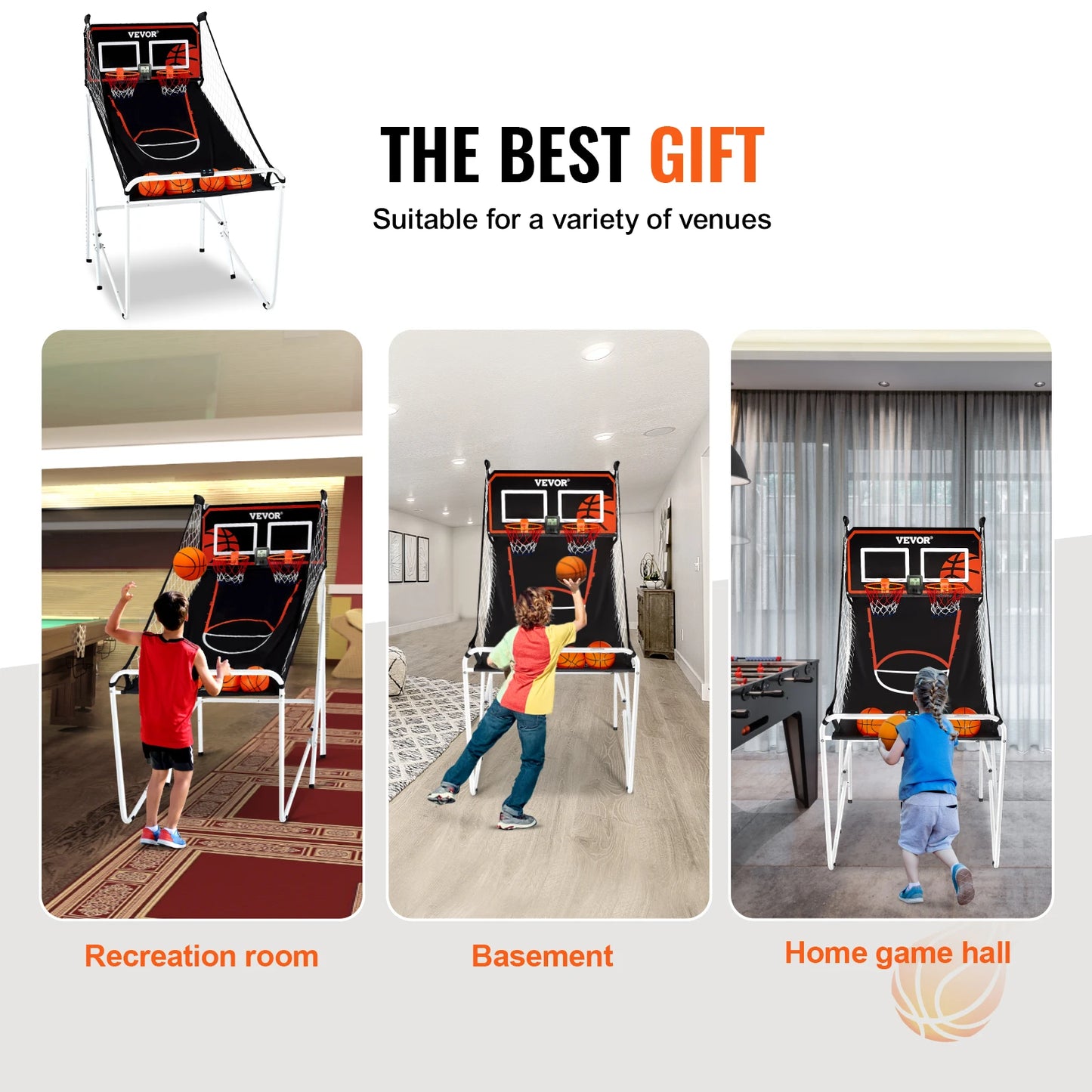 Foldable Basketball Arcade Game
