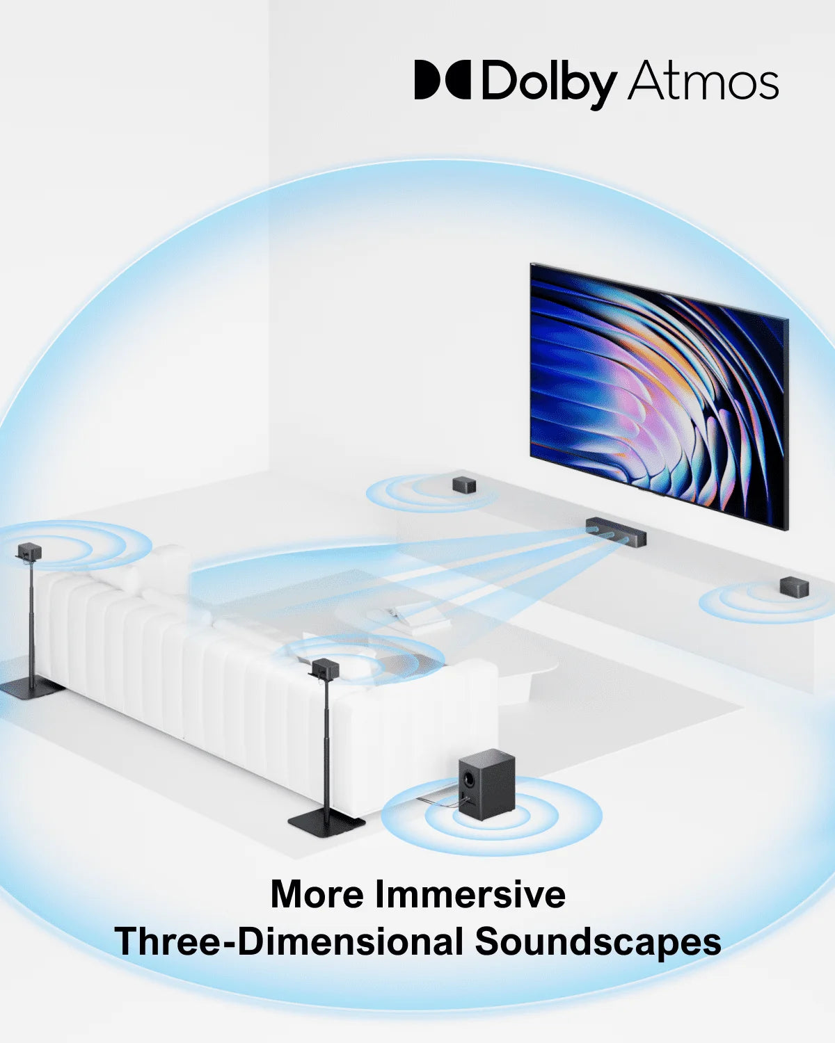Soundbar with Dolby Atmos & APP
