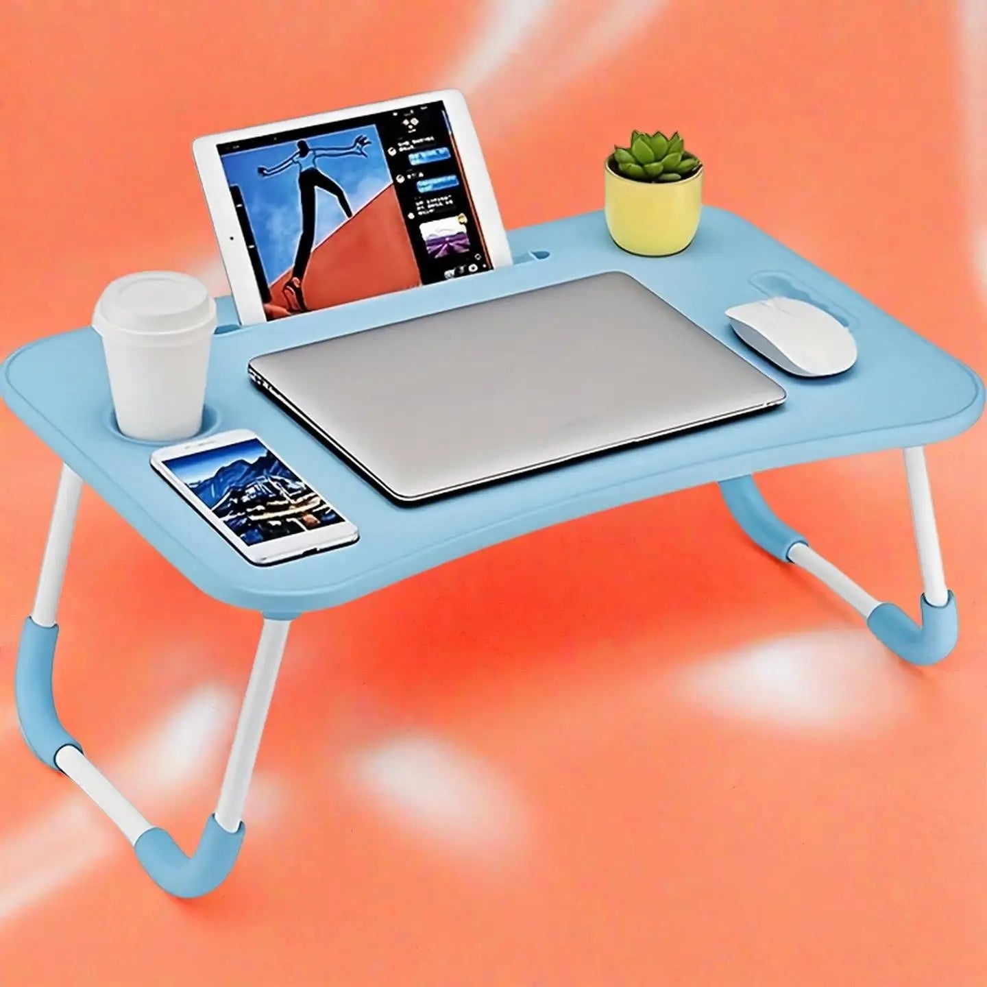 Portable Laptop Bed Desk Adjustable Desk for Home & Bed Use