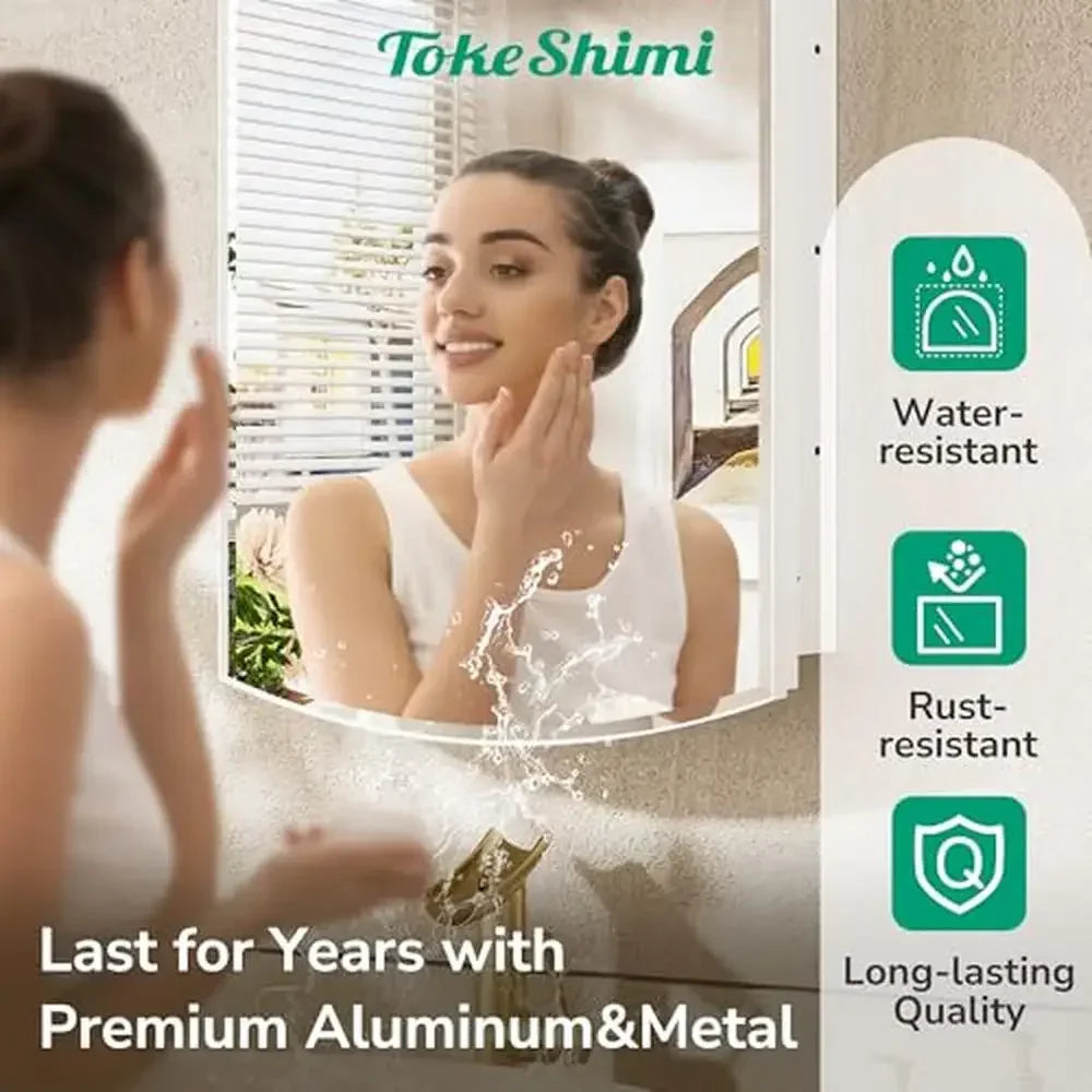 Oval Mirror Medicine Cabinet