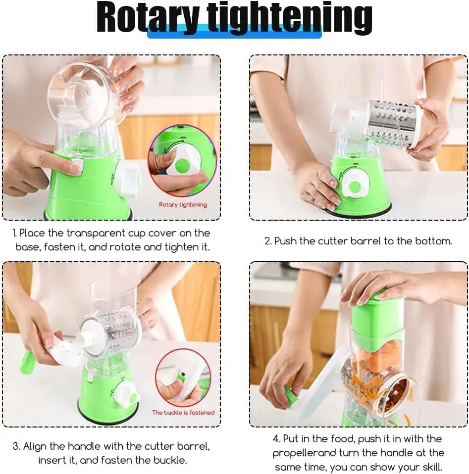 Rotary Grater Slicer Shredder