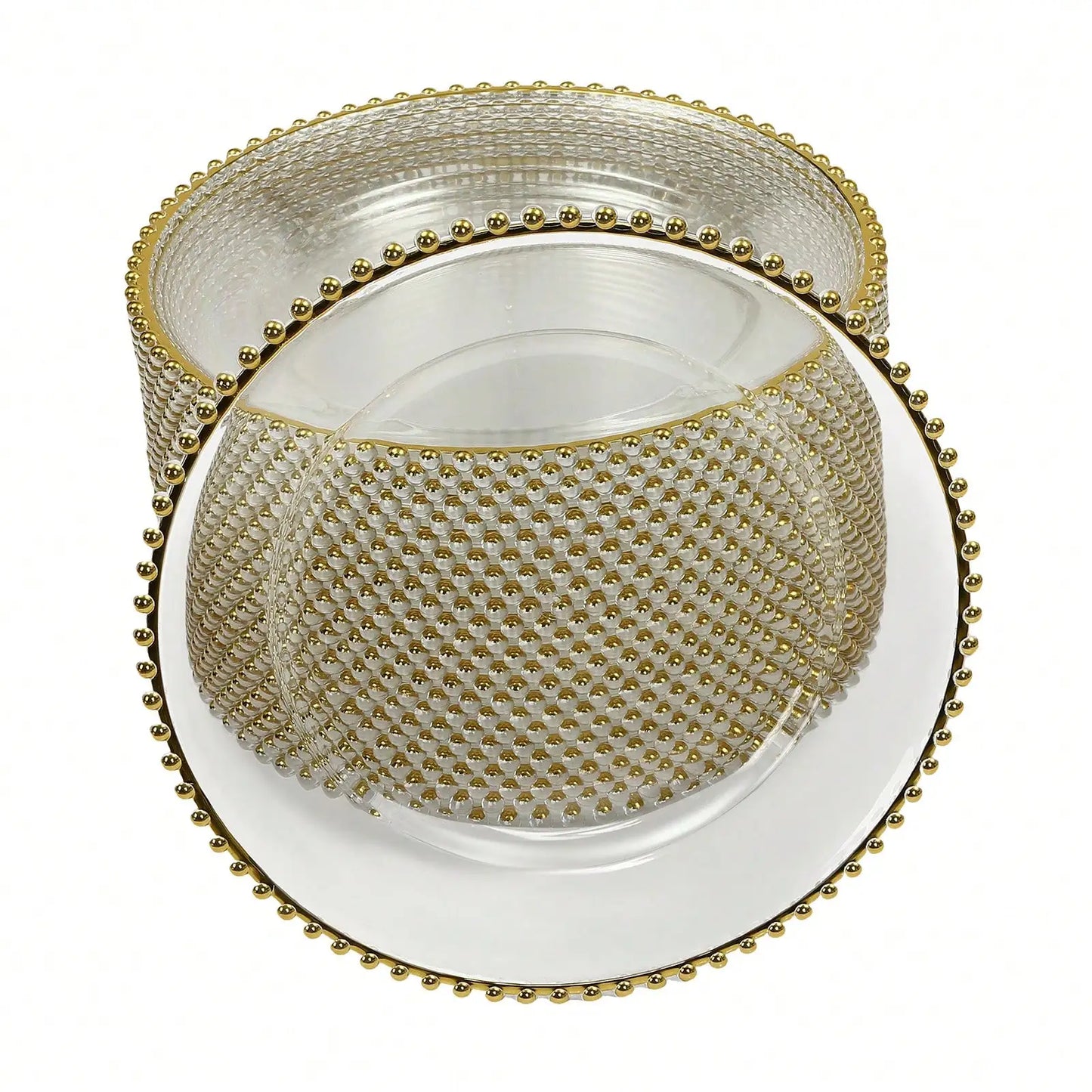 Clear Charger Plates 25 PCS