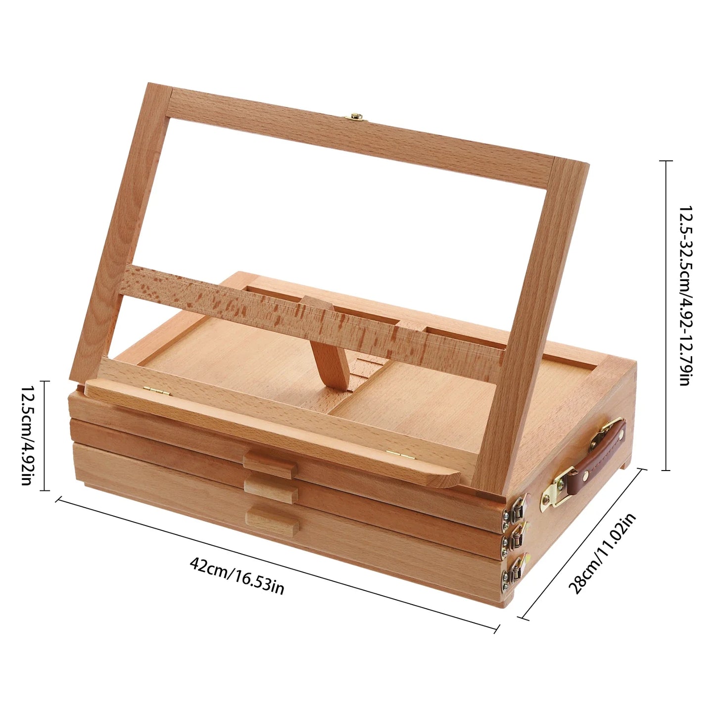 Painting Board Stand with Drawers