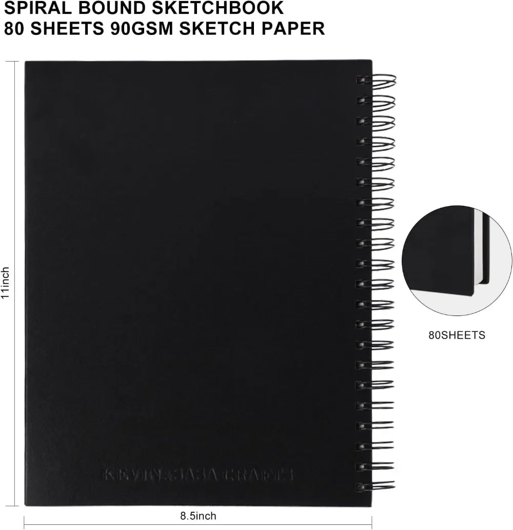 8.5x11 inch Hardcover Sketchbook