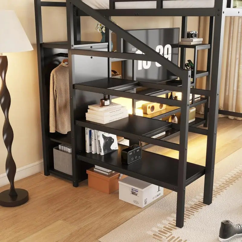 Full Size Metal Loft Bed