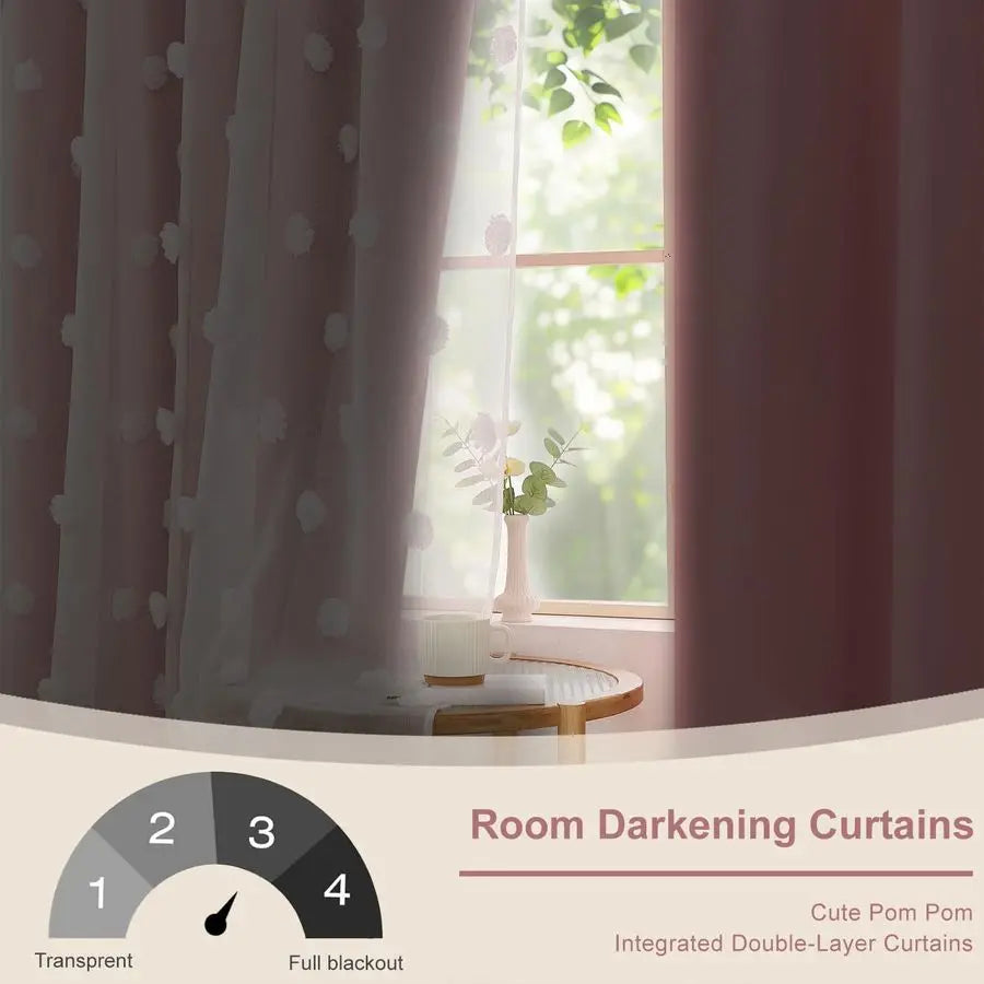 Pink Blackout Curtains