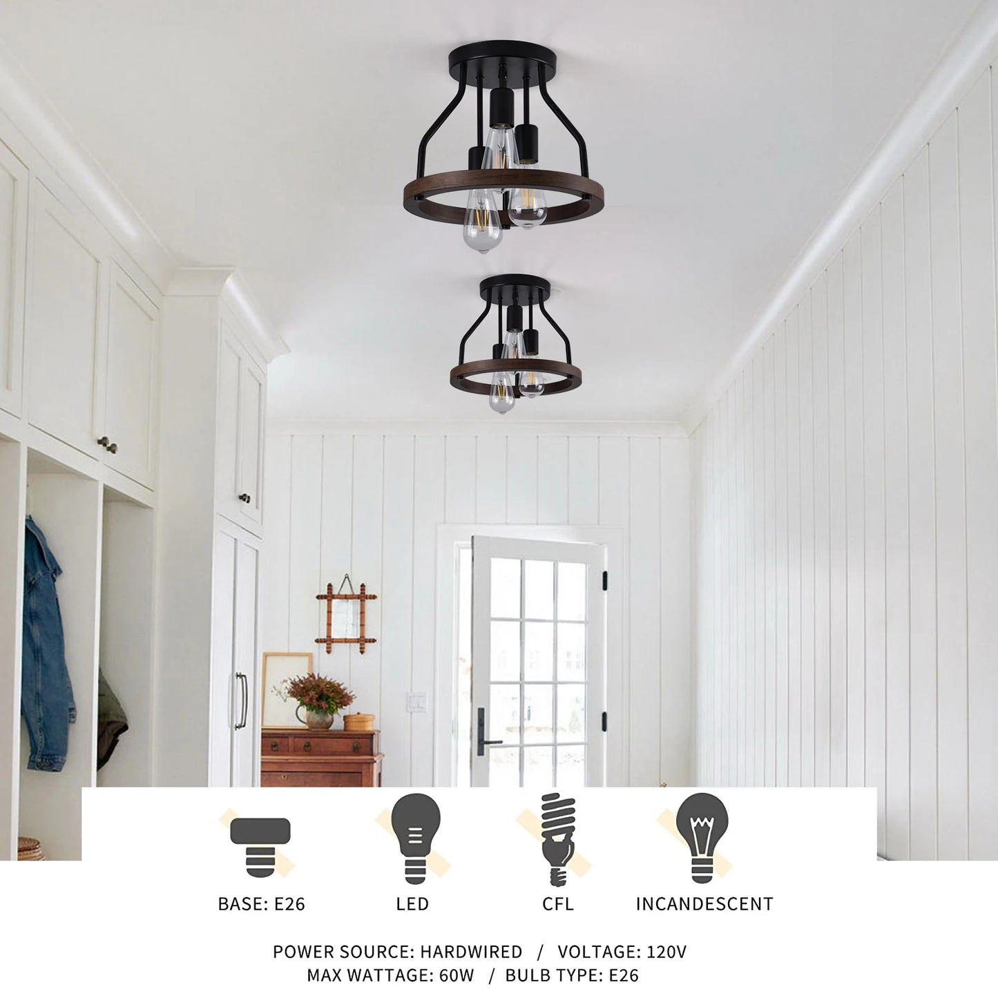 Retro Ceiling Light