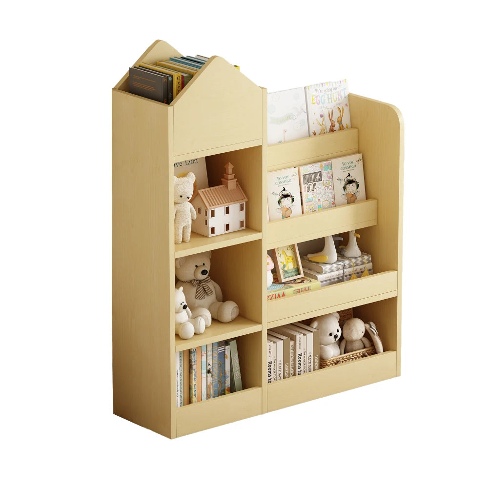 Kids Bookshelf Storage Organizer