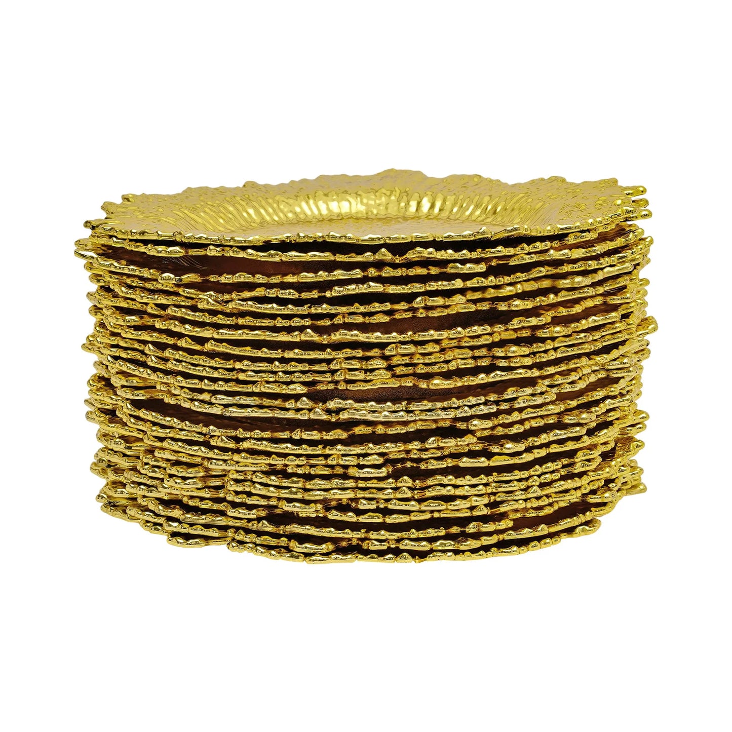 Flora Reef Gold Plates - 24 Pack