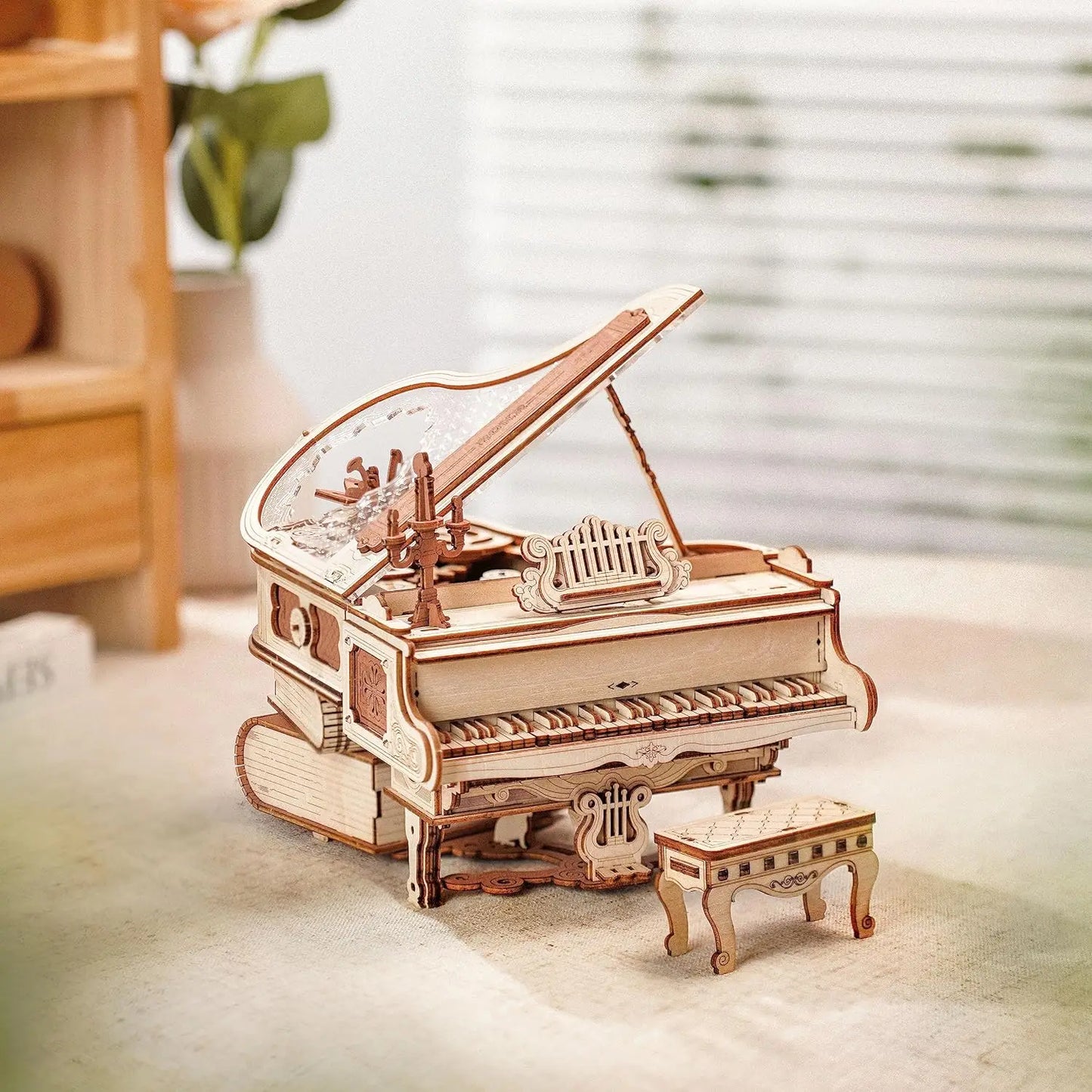Piano 3D Puzzles Wooden Music Model Building Kit