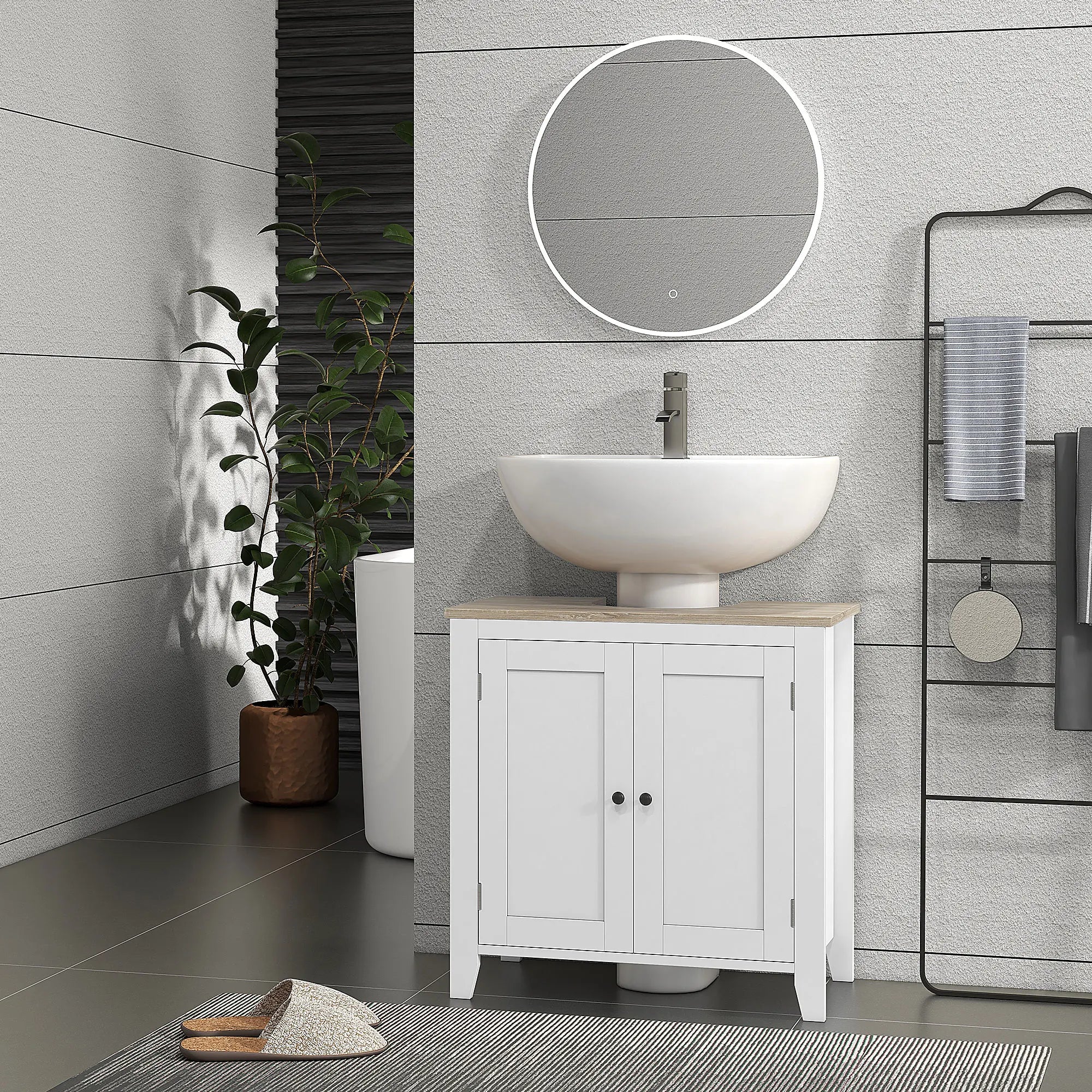 Pedestal Sink Storage Cabinet