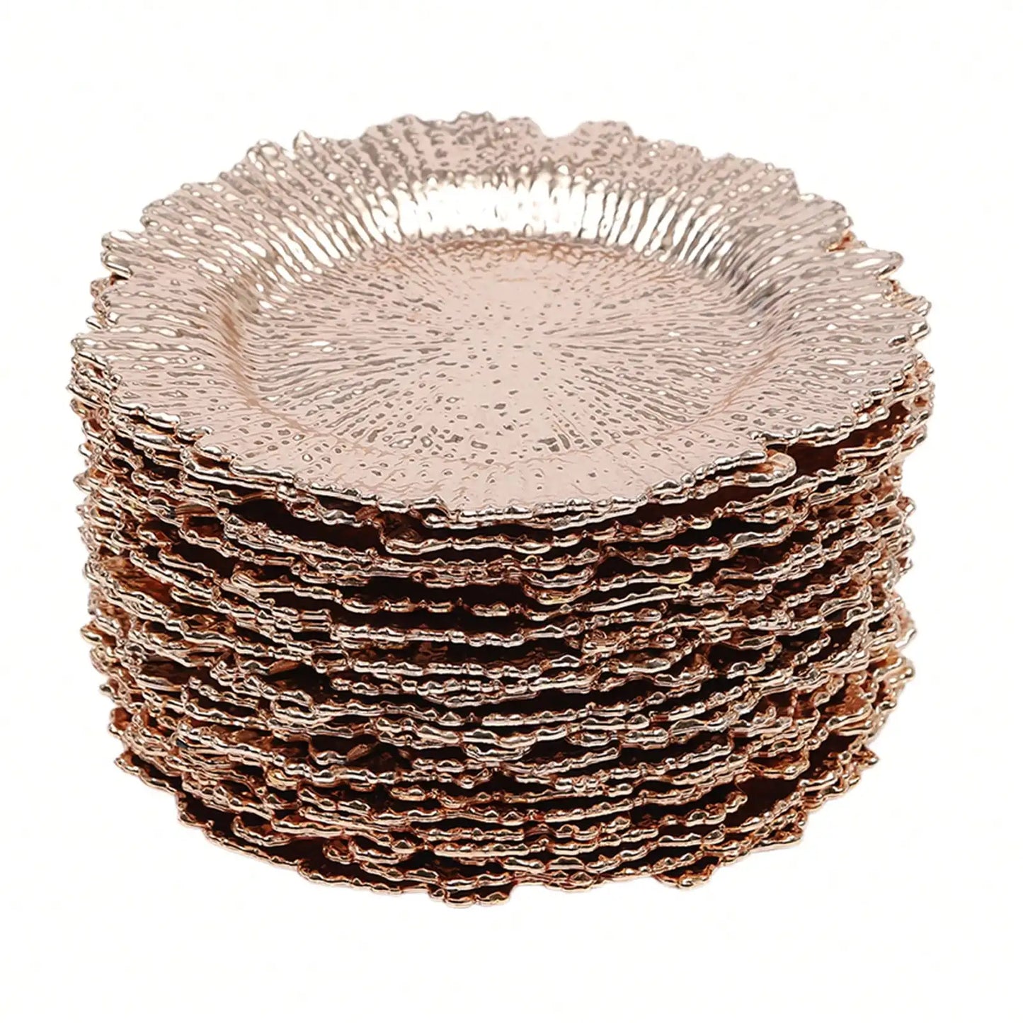 Dinner Plastic Plates - 24 PCS