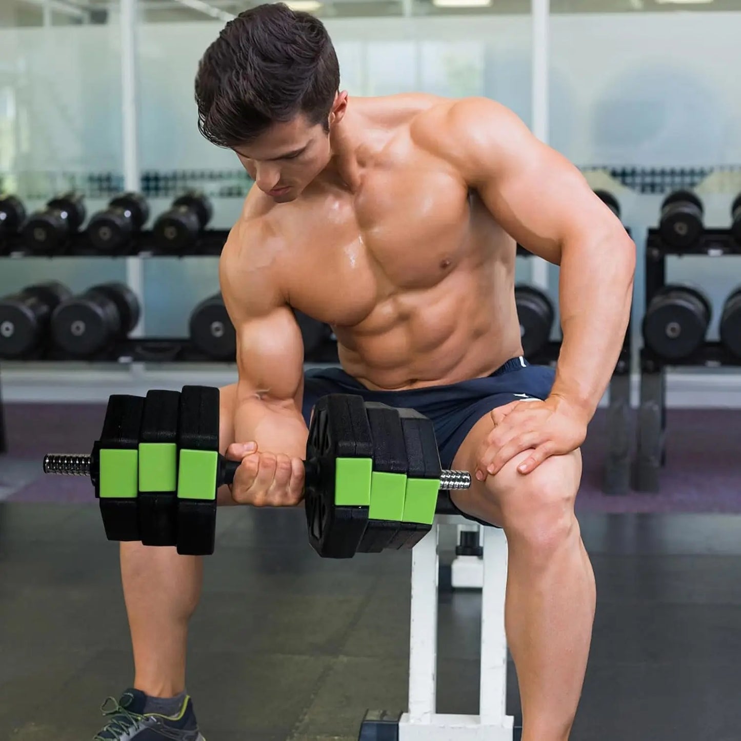 Adjustable Dumbbell Set 44LBS