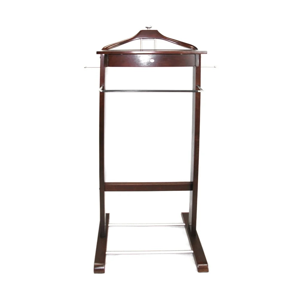 Dark Walnut Dresser Valet Stand