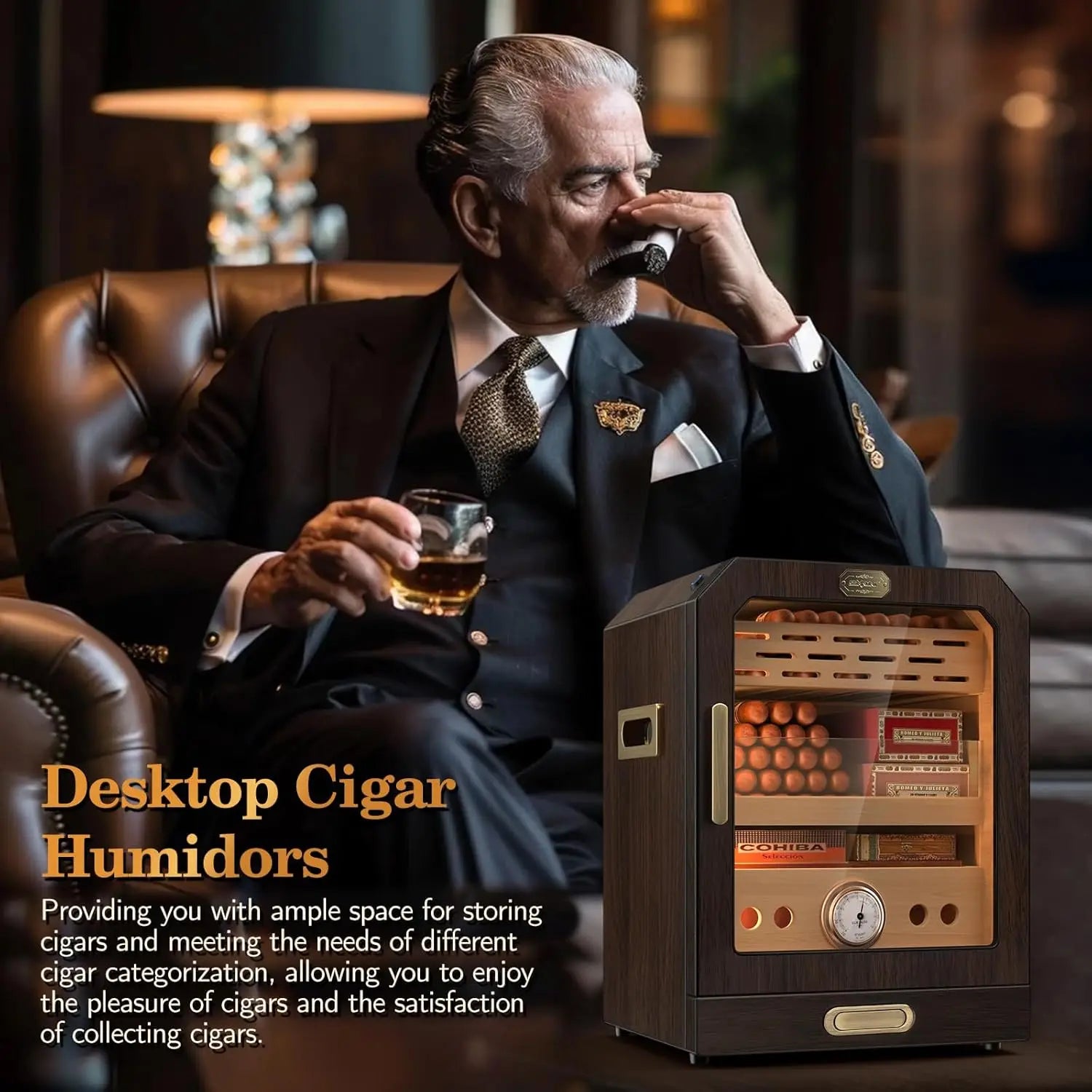 Cigar Humidor Large Capacity Storage