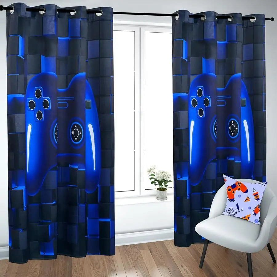 Gamer Kids Bedroom Curtains