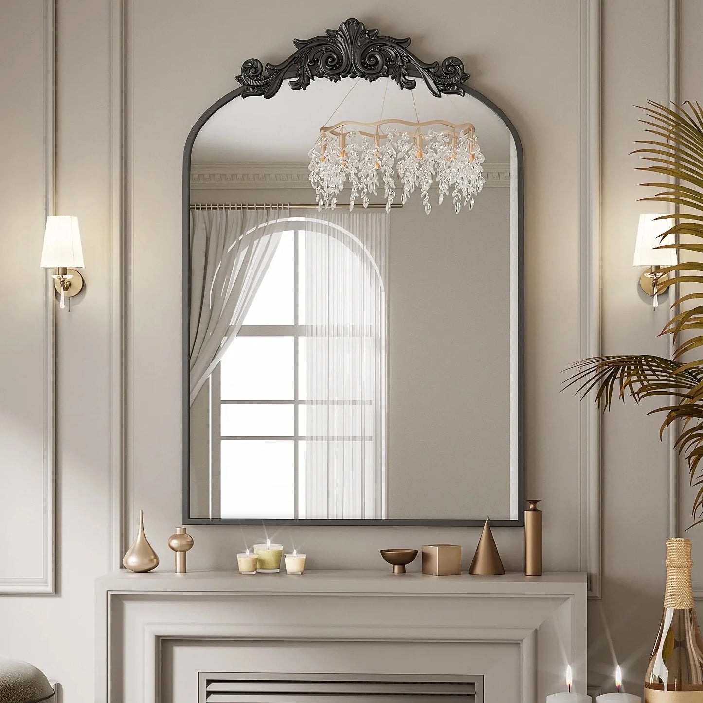 26"x38" Arched Vanity Wall Mirror