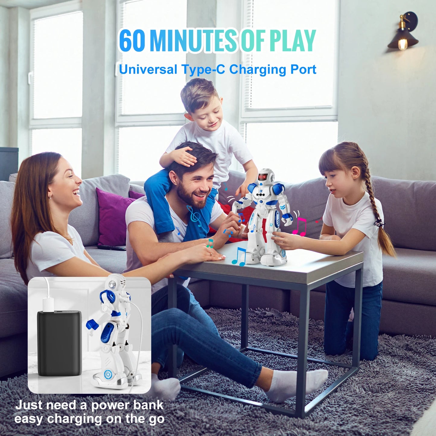 Robot Walking Singing Dancing Toy