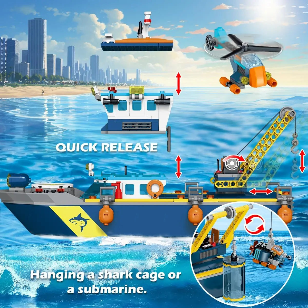 Ship Building Block Set
