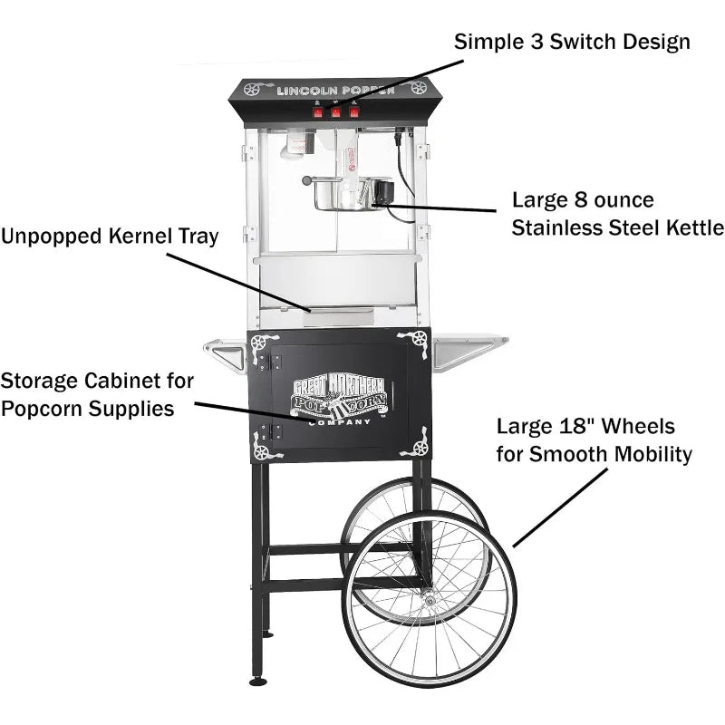 Lincoln Popcorn Machine