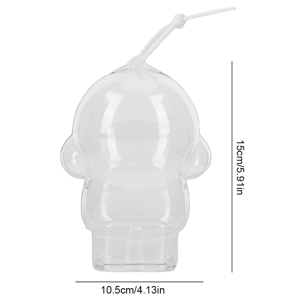 Transparent Case/Skull Panda Doll
