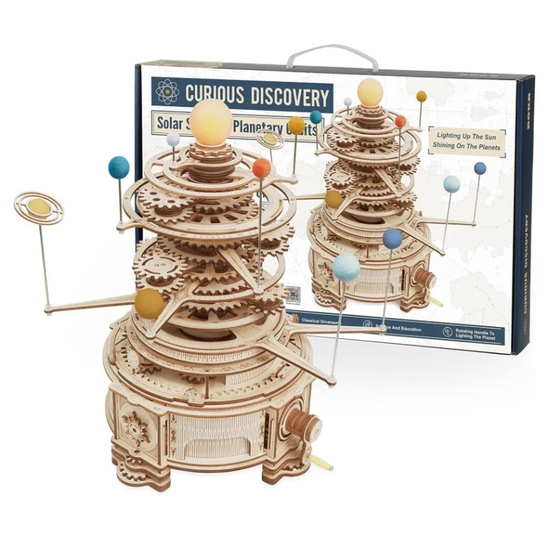 Rotatable Mechanical Orrery DIY