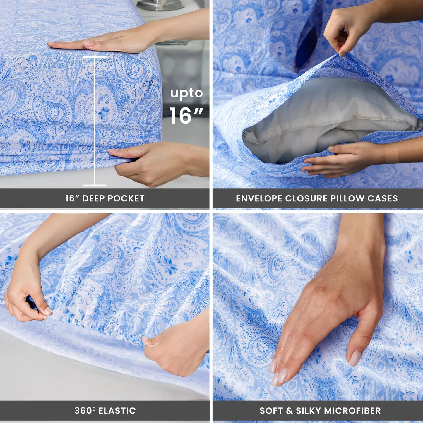 Bed Sheet Set 4-Piece