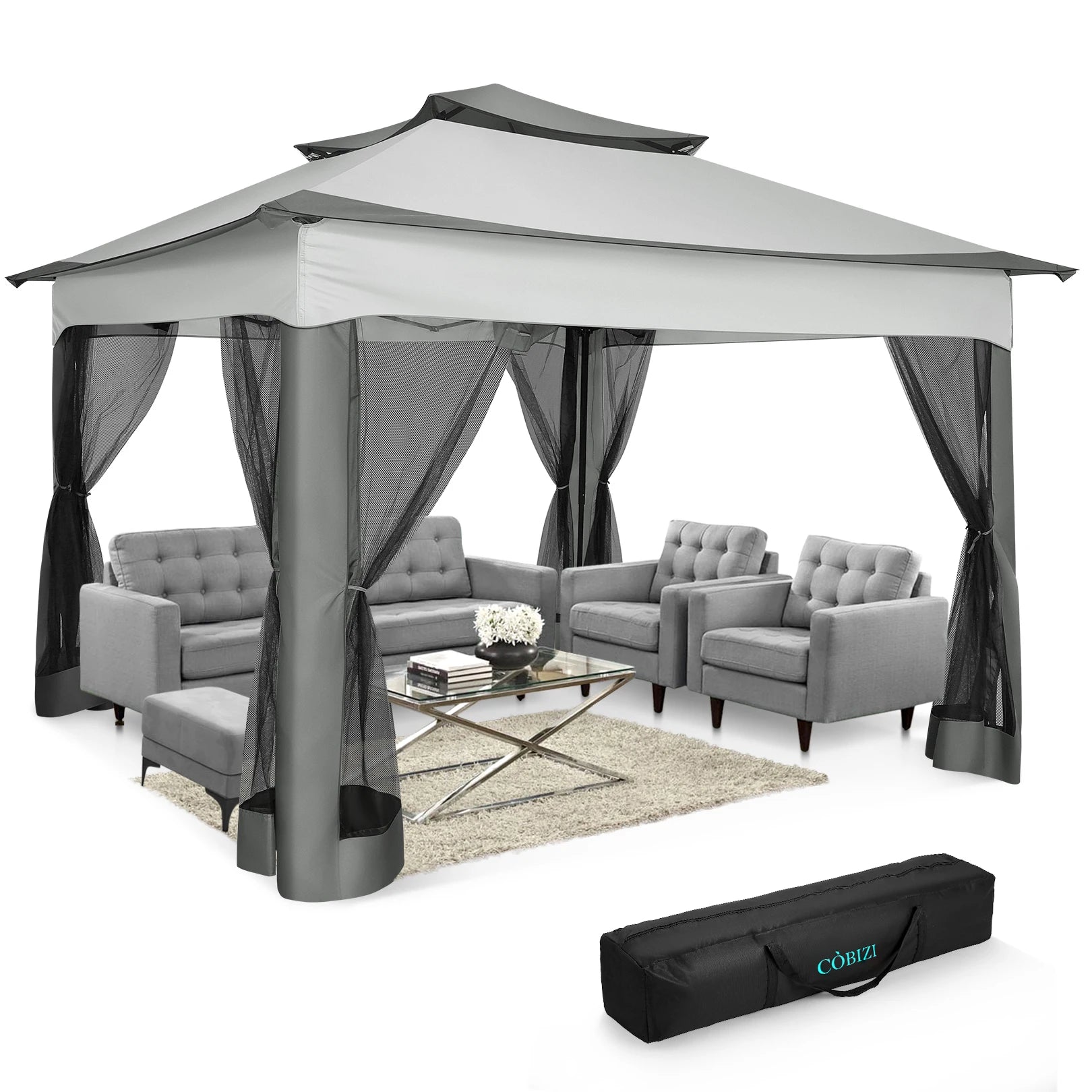 Pop up Gazebo with Mosquito Netting