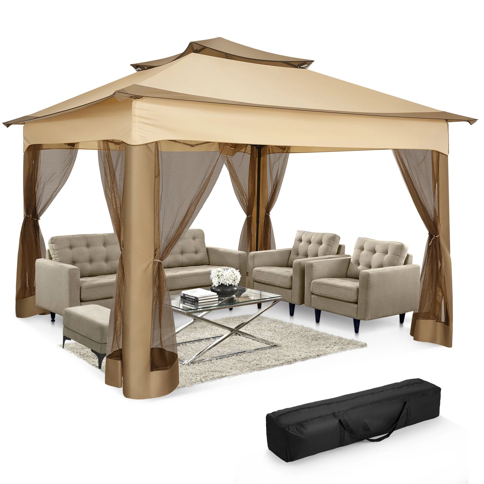 Pop up Gazebo with Mosquito Netting