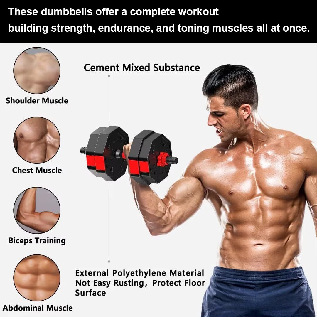 Dumbbell to Barbell Fitness Set