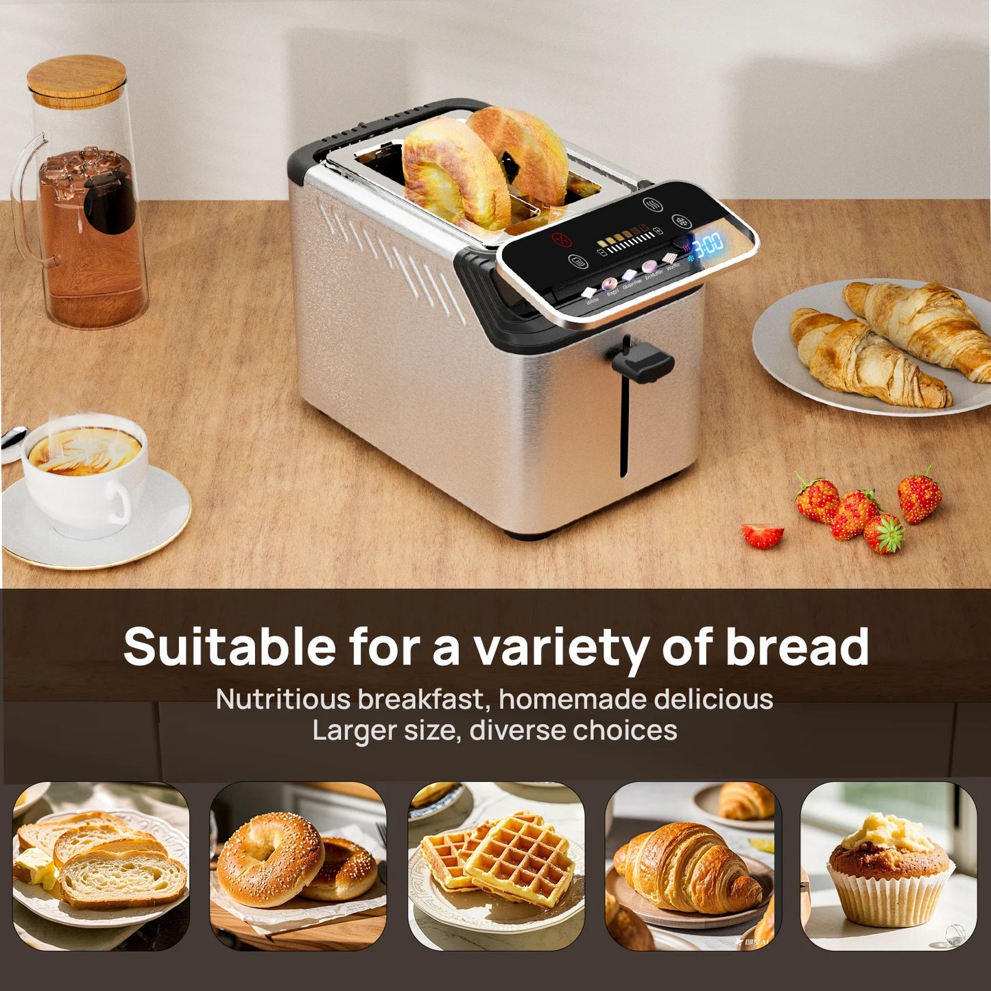 Two-Slice Toaster, Smart Screen