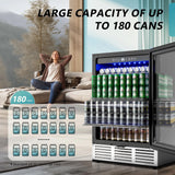 Beverage Refrigerator/24Inch/180 Can