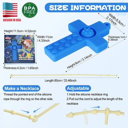 6Pack Cross-Shaped Teethers