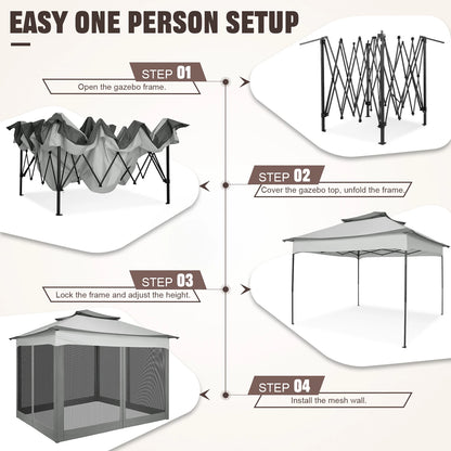 Pop up Gazebo with Mosquito Netting