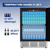 Stainless Steel Beverage Refrigerator,