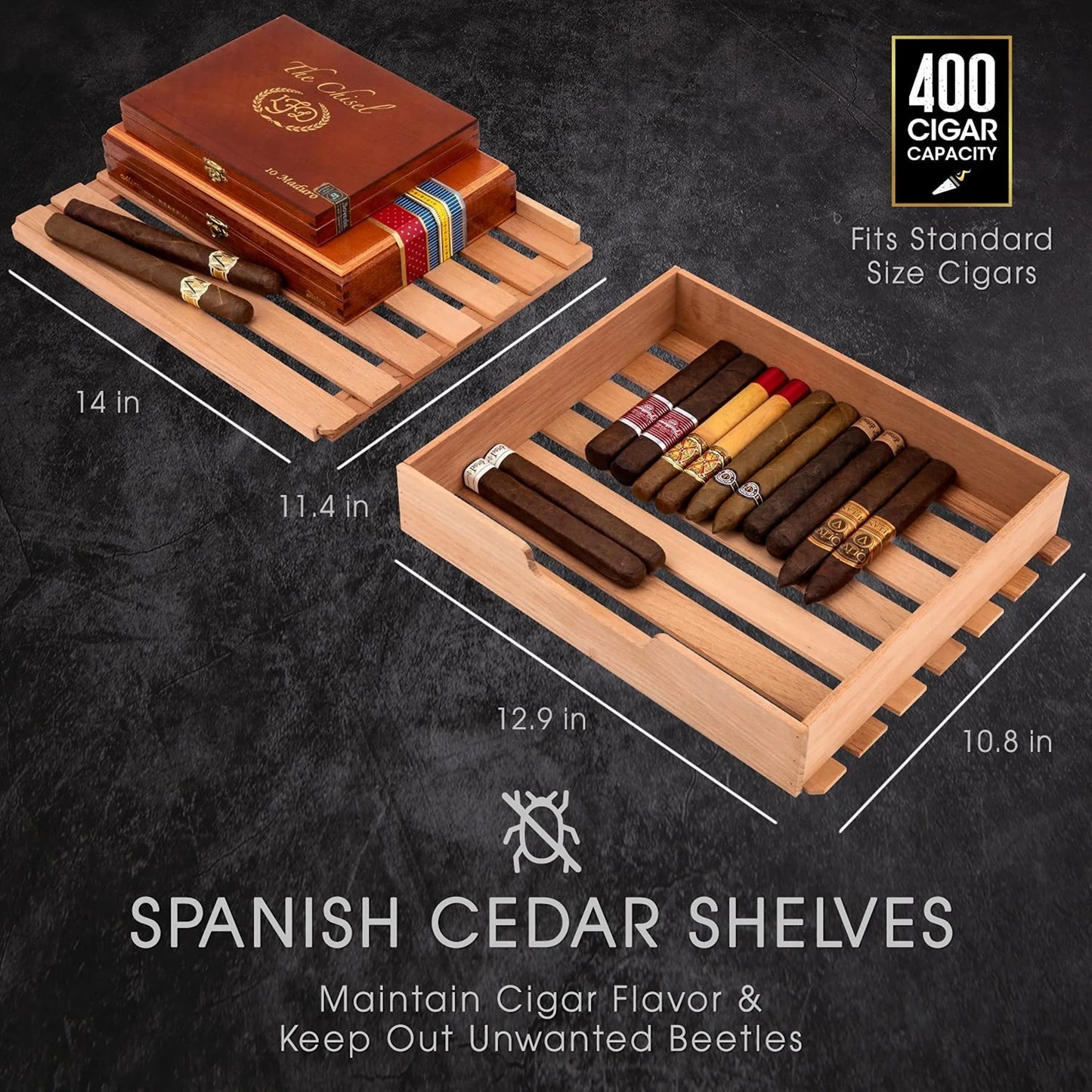 400 Cigar Humidor Cabinet