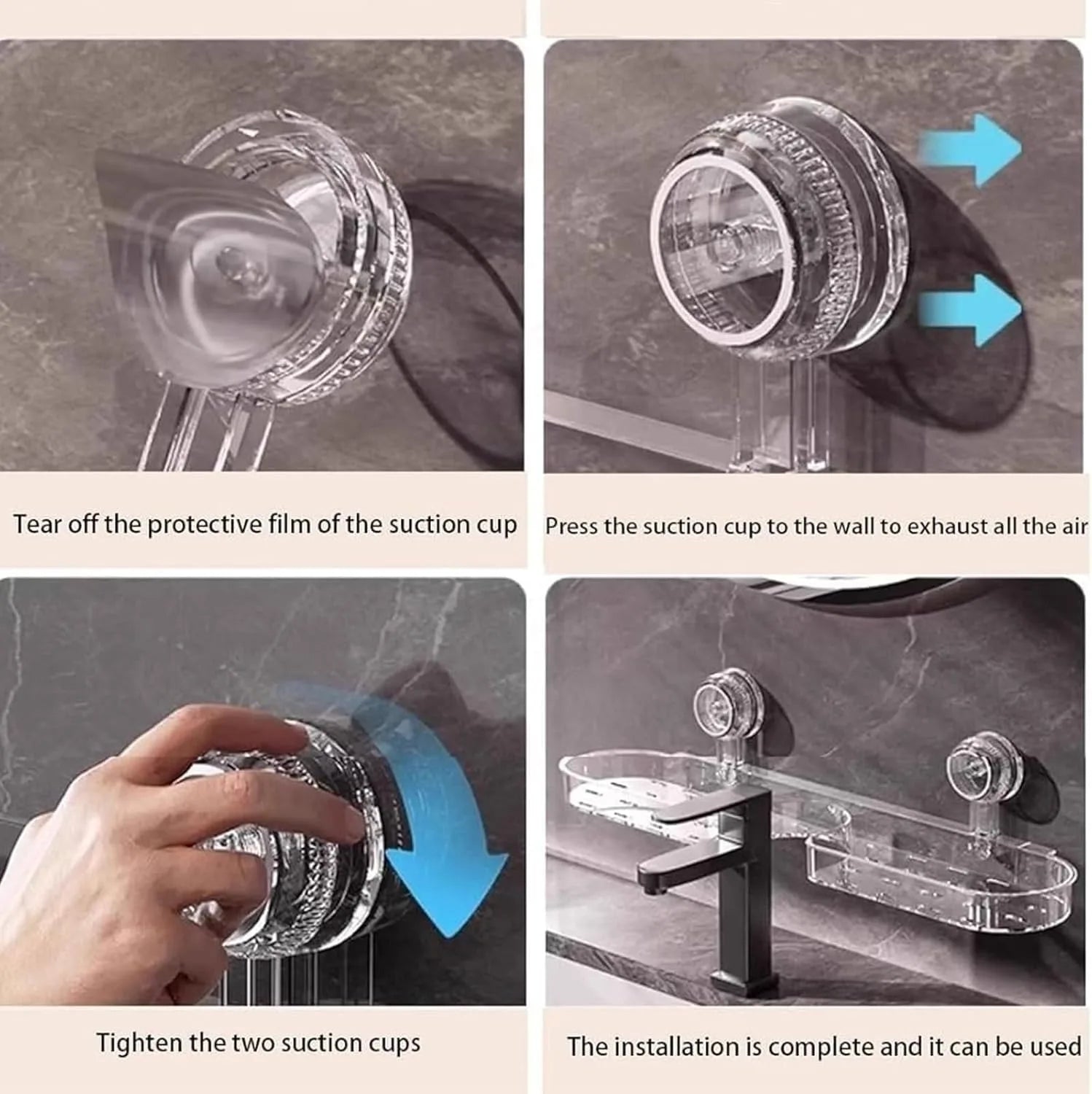 Suction Cup Shower Shelf