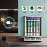 Beverage Refrigerator/24Inch/180 Can