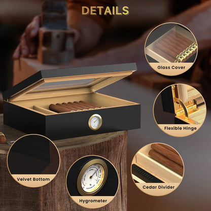 Handmade Wooden Cigar Humidor