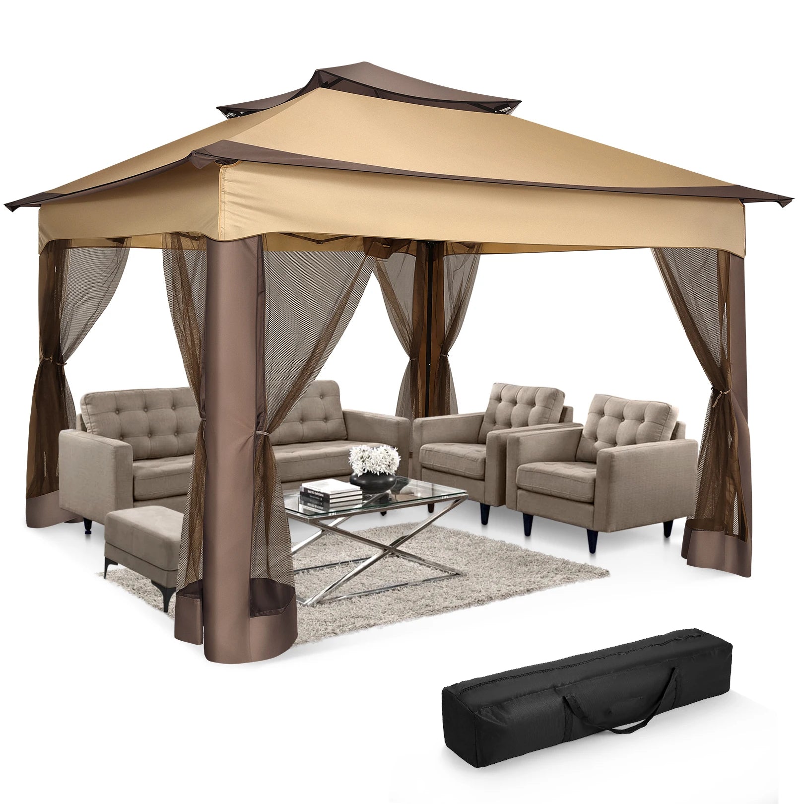 Pop up Gazebo with Mosquito Netting