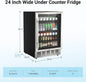 Beverage Refrigerator190 Cans 24 Inch