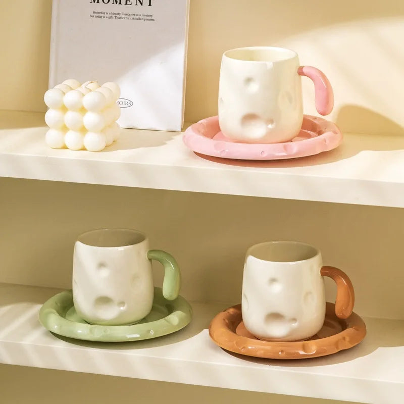 Coffee Cup Saucer Set for home use