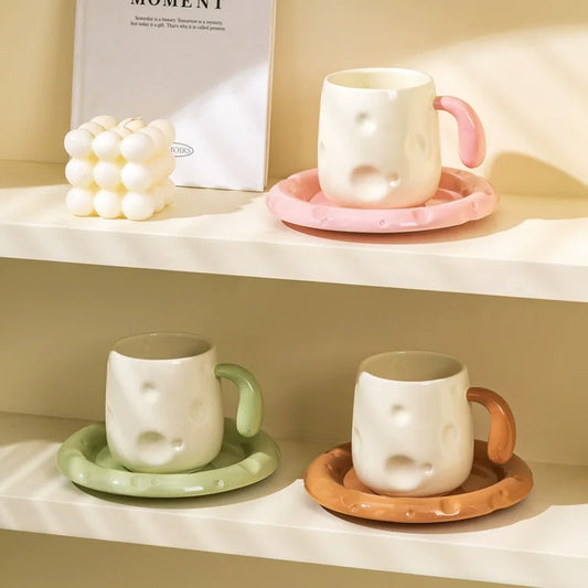 Coffee Cup Saucer Set for home use