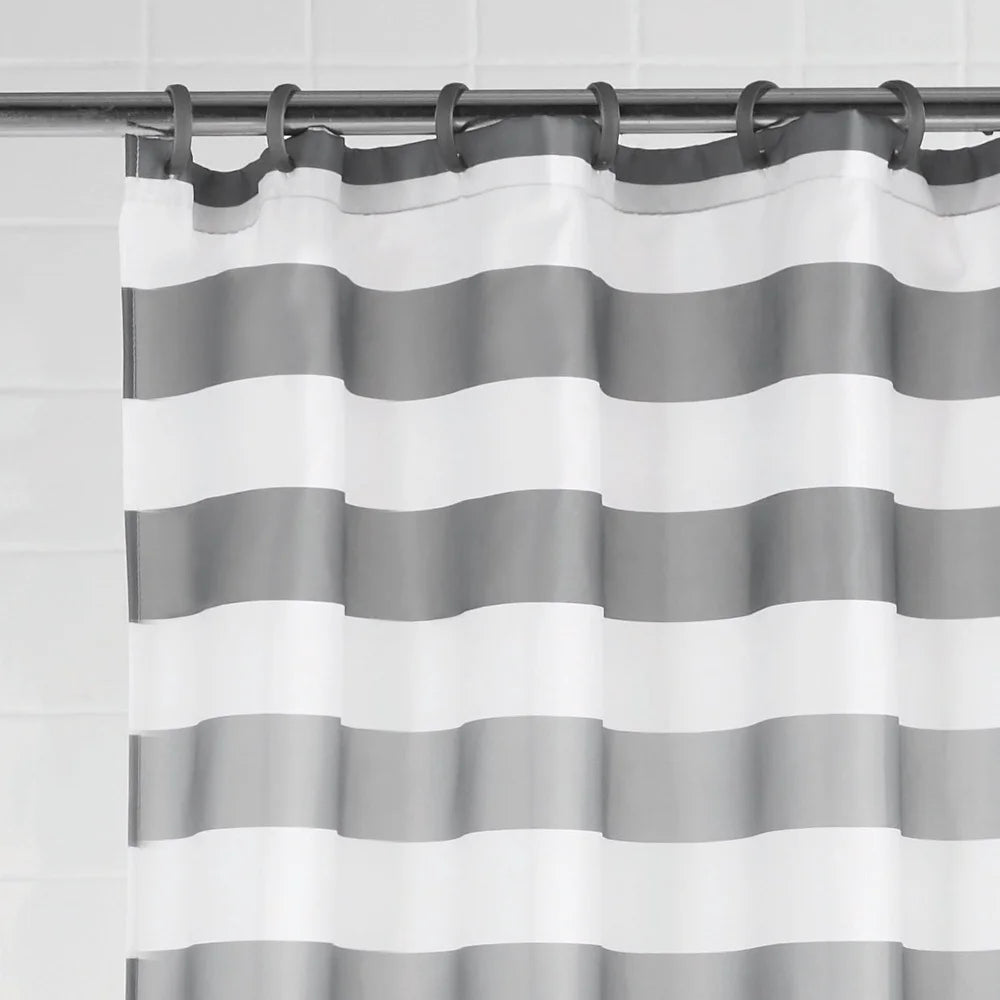Ombre Stripe Shower Curtain Set